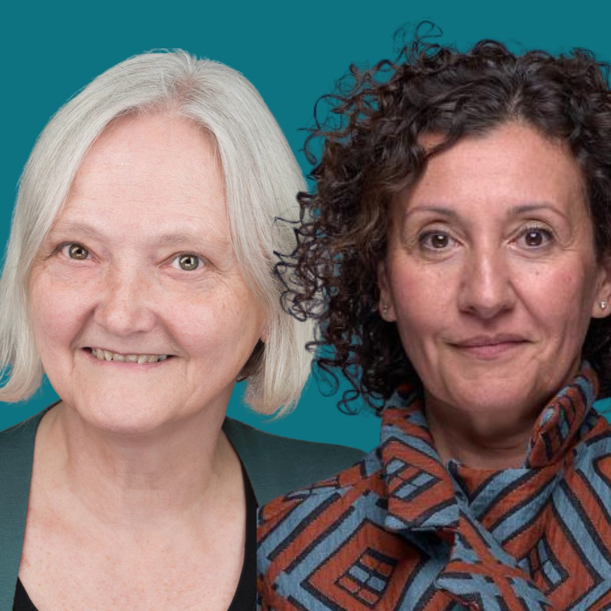Headshot of Professor Janet Hemingway iiCON and Dr Cristina Donini MMV